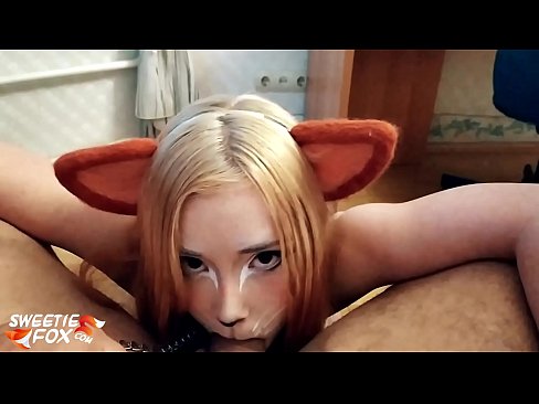 ❤️ Kitsune залгих дик, булэг нь түүний аманд ❤️❌ Гэрийн порно манайд ☑